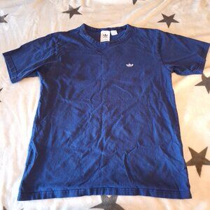 Adidas Originals Mens Blue Shmoo Skateboarding Tee Shirt Size‎ Medium Logo